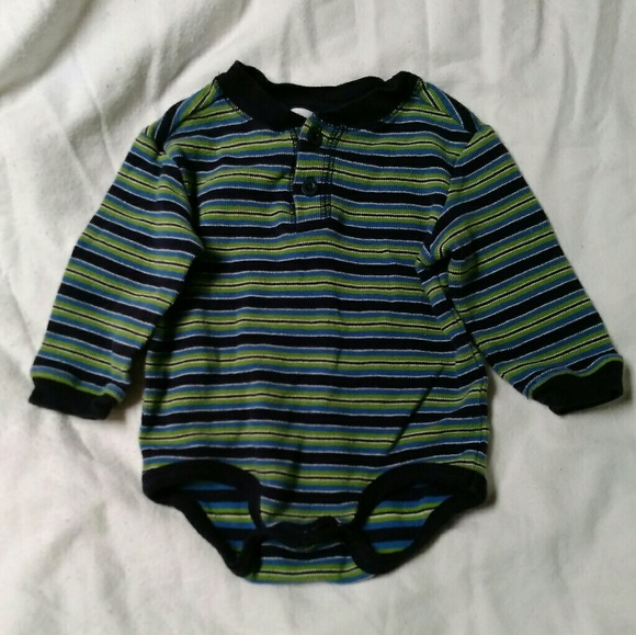 Bundle Of 3 Boys Long Sleeve Onesies - Picture 4 of 4
